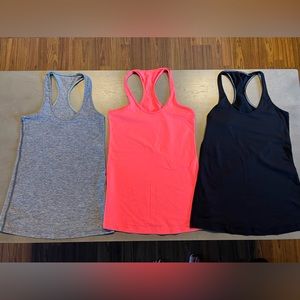 Lot of 3x lululemon racer back tanks